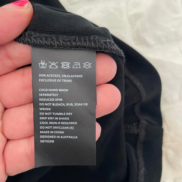 Bardot Reno slinky in black open front maxi dress - Picture 13 of 15